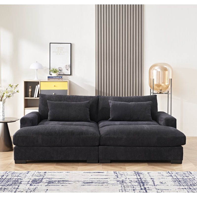 Latitude Run® 54'' Depth Deep Seated Sofa & Reviews | Wayfair